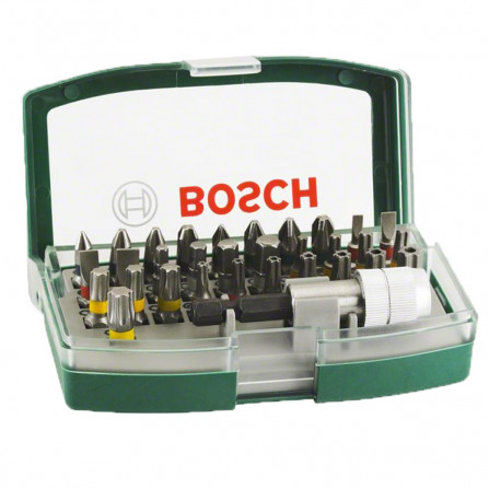 Bosch screwdriver set in a plastic box, 32 pcs. (2607017063)