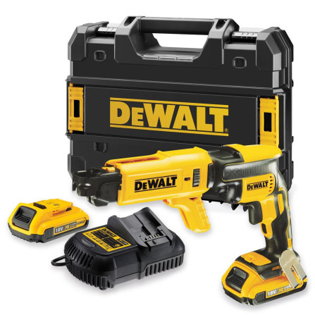 Cordless Drywall drill DeWalt DCF620D2K 2 x 2 Ah, charger + case