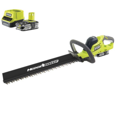 Ryobi hedge trimmer RHT1850H25HS, 1 x 2.5Ah and charger, 50cm
