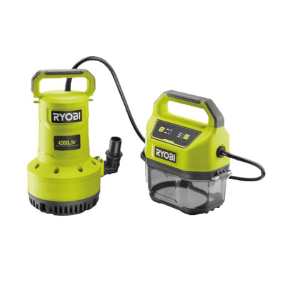 Ryobi cordless submersible pump RY18SPA-0, 18 V (without battery and charger)