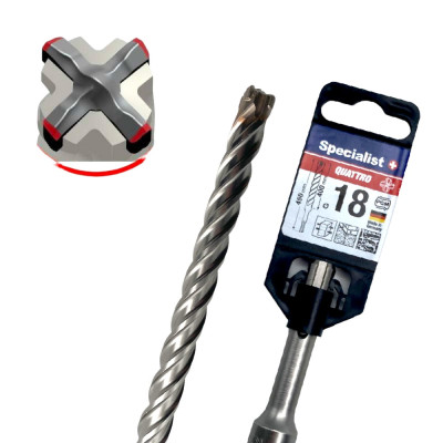 Hammer drill QUATTRO 18/400 x 450 mm