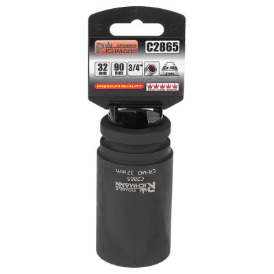 SINGLE DEEP IMPACT SOCKET 3/4' 30 MM