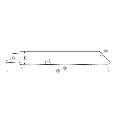 Bi-Metal Reciprocating Saw Blade for metal „Specialist+" 150 mm 18TPI