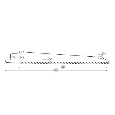 Bi-Metal Reciprocating Saw Blade for metal „Specialist+" 150 mm 6TPI