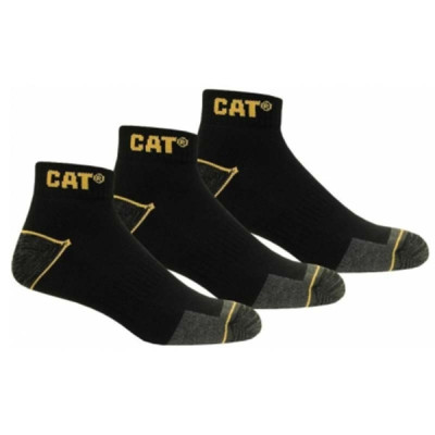 Men´s sneaker socks CAT black 39/42 3 pr