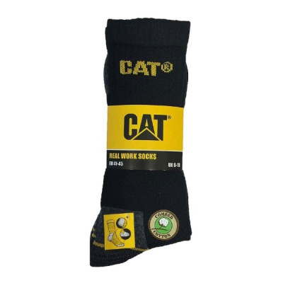 Men´s socks CAT black 41/45 3 pr