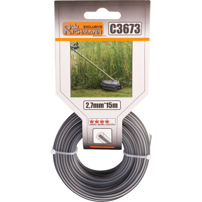 GRASS TRIMMER LINE "DUO" 2,7MMx15M, ROUND