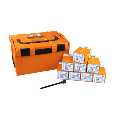 Heco assortment case L-BOXX 238 Multi-Monti MMS-TC 10x130 with 200 screws