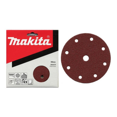 Šlifavimo diskai Makita P-31952, Nr 120, Ø150 mm, 10 vnt