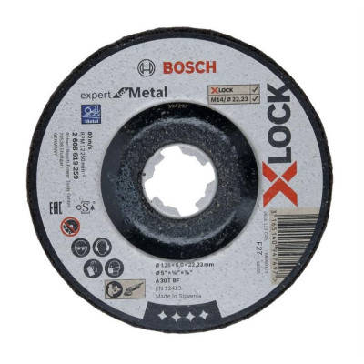 Šlifavimo diskas BOSCH X-LOCK 125x6 mm