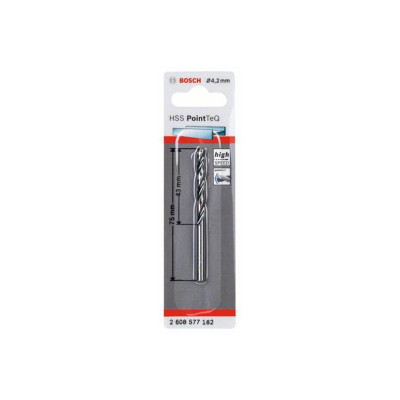 Metalo grąžtas Bosch Pointteq, 4,2x75 mm