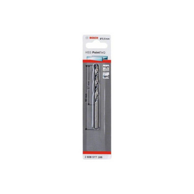 Metalo grąžtas Bosch Pointteq, 5,5x93 mm