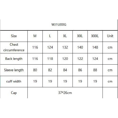 Lietpaltis WJ1U00G, M dydis