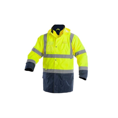 Striukė Sara Workwear 11-000102-XL, mėlyna/geltona, XL