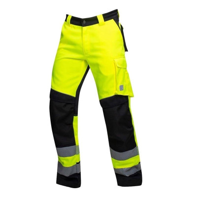 Darbo kelnės Ardon Hi-viz Signal, juoda/geltona, 54