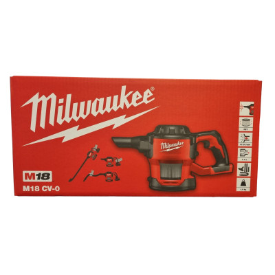 Cordless Compact Hand Vac Milwaukee M18 CV-0, 18 V (without battery and charger)