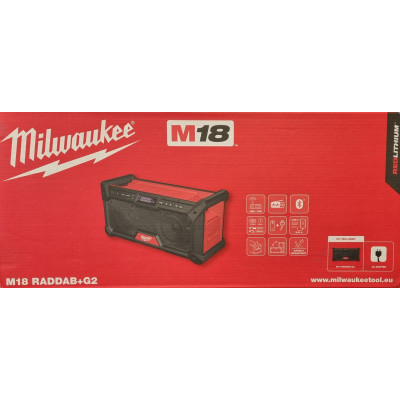 Cordless radio Milwaukee DAB+ M18 RADDAB+G2-0