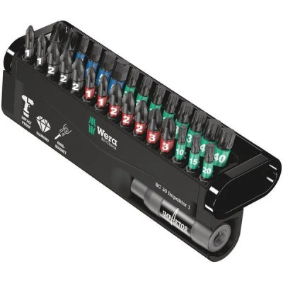 Impact bit set Wera Bit-Check 30 Impaktor, 30 pcs. (5057690001)