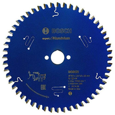 Cutting disc Bosch Expert Aluminium 2608644095 (165x20 mm, Z52)