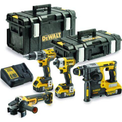 Cordless tool set DeWALT DCK422P3 (DCG405 + DCH273 + DCD796 + DCF887)