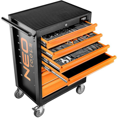 Tool trolley/cabinet Neo 84-222-12 (7 drawers + 176 tools)
