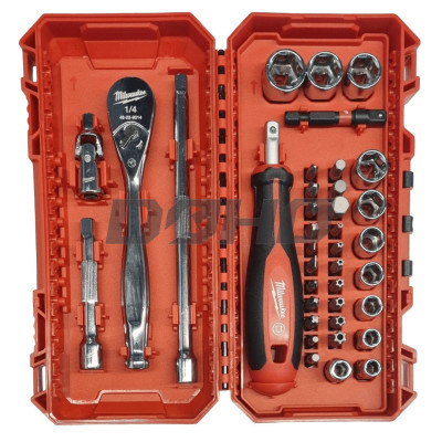 Ratchet and torque bit set Milwaukee 493249838 (38 pcs.)