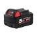 Battery Milwaukee M18 B5, 18 V, 5 Ah